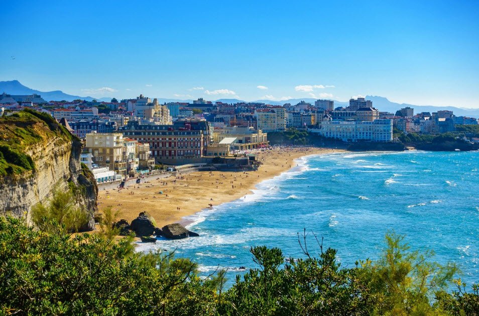 Biarritz Beach, Nouvelle-Aquitaine, France